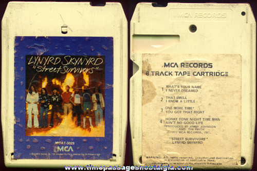 Rare 1977 Lynyrd Skynyrd Street Survivors 8-Track Tape