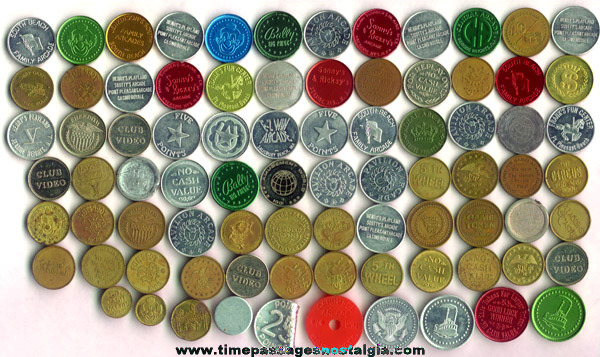 (82) Video Game Tokens