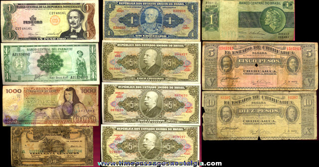 (11) Old Currency Bank Notes