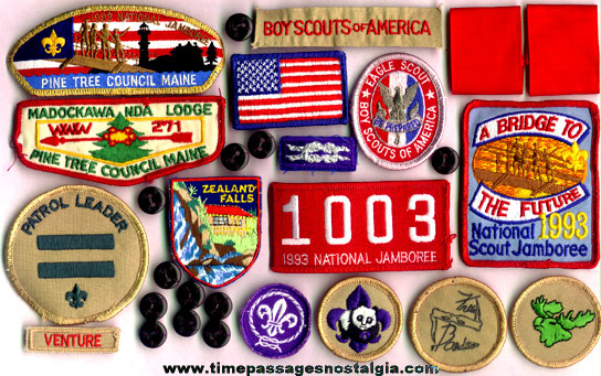 (29) Boy Scout Patches & Buttons