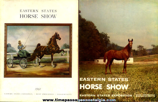 (6) 1960’s Eastern States Horse Show Program Books
