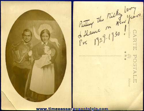 Unusual 1929 Souvenir Real Photo Postcard