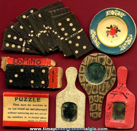 (6) Old Cracker Jack Paper Prizes
