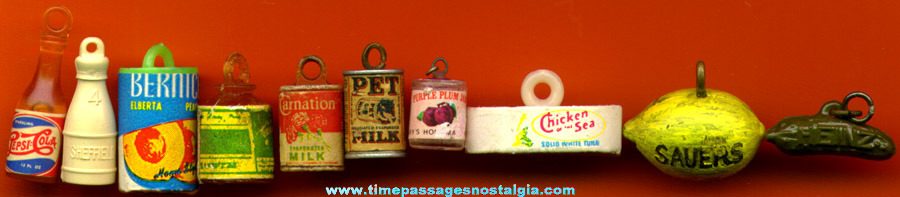 (10) Different Old Advertising Charms