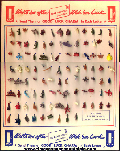 Large Complete EPPY World War II Store Charm Display