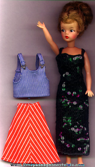 1960s Ideal Tammy Doll With Some Clothes
