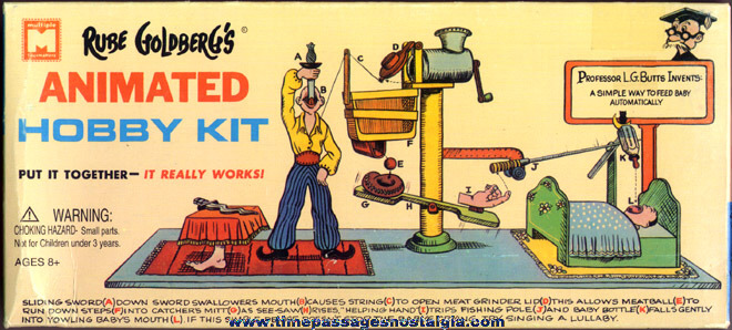 Rube Goldberg's Animated Hobby Kit - 1965 - New