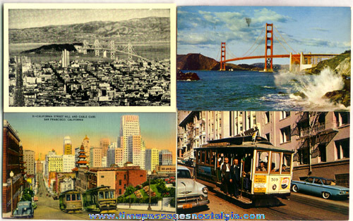 (23) Old San Francisco, California Souvenir Items