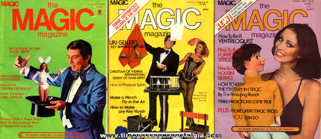 (7) Old Magic Books & Magazines