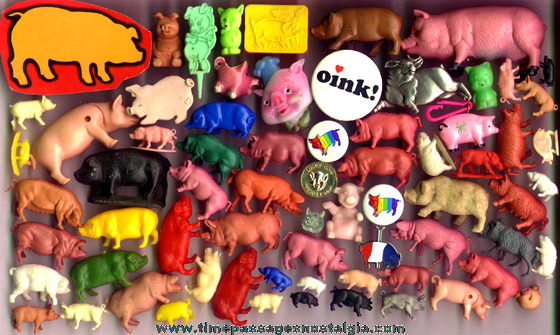 (71) Small Pig Or Hog Related Items
