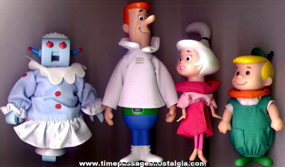 (4) Different Jetsons Cartoon Character Dolls