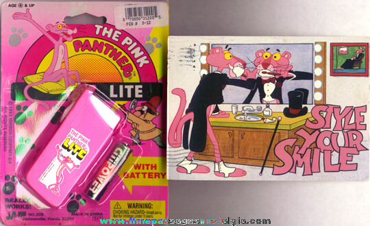 (5) Different Pink Panther Character Items