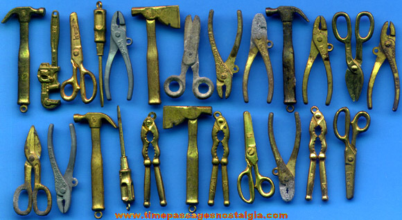 (24) Old Miniature Metal Tools