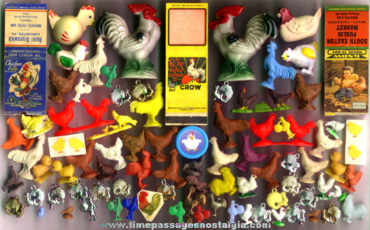 (85) Small Chicken & Rooster Related Items
