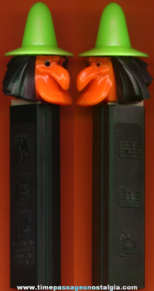 Old Halloween Witch PEZ Candy Dispenser With No Feet