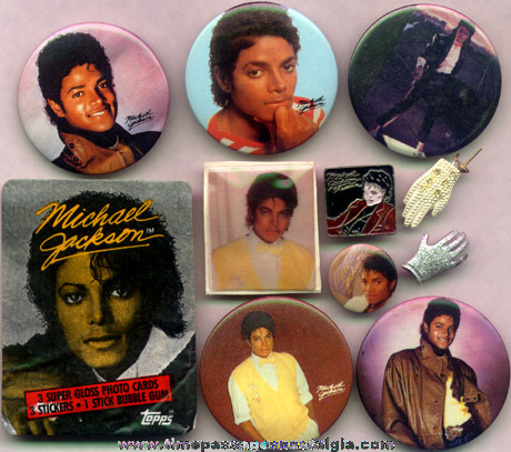 (11) Small Michael Jackson Items