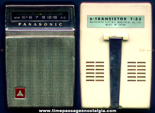 Old Panasonic 6 Transistor AM Radio