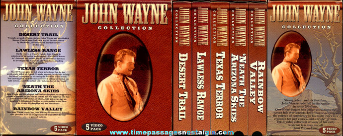 Boxed Set Of (5) John Wayne Western Movies