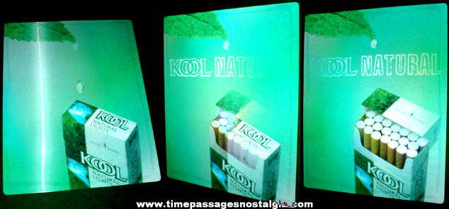 Large KOOL Cigarettes Advertising Flicker / Lenticular / 3D Picture