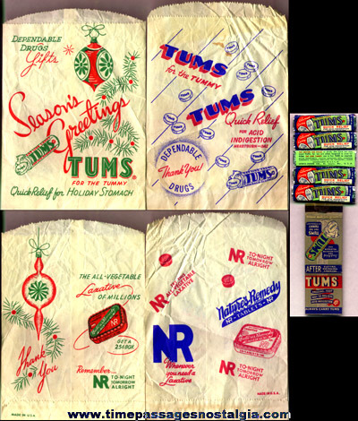 (8) Old TUMS Advertising Items