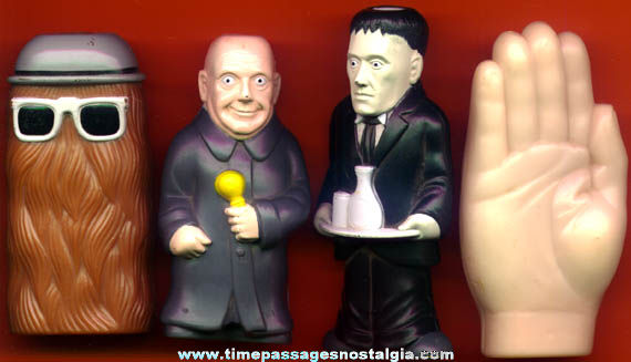 Set Of (4) Addams Family Ralston Cereal Prize / Premium Character Flashlights