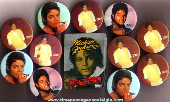 (12) Small Old Michael Jackson Items