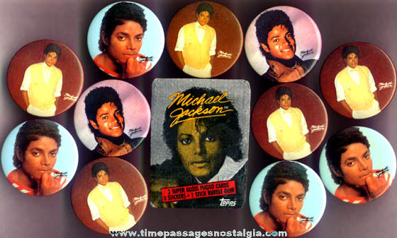 (12) Small Old Michael Jackson Items
