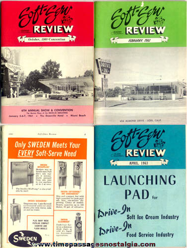 (4) 1960’s Ice Cream Trade Publication Booklets