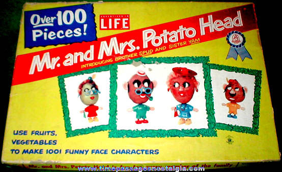 Old Boxed Mr. & Mrs. Potatohead And Family Kit