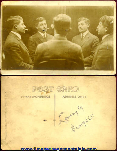 Old Unusual Multi Image Real Photo Post Card