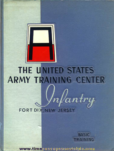 1959 United States Army Fort Dix, New Jersey Infantry Basic Training Book