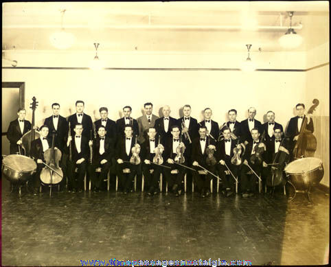 Large Old Orchestra Photograph