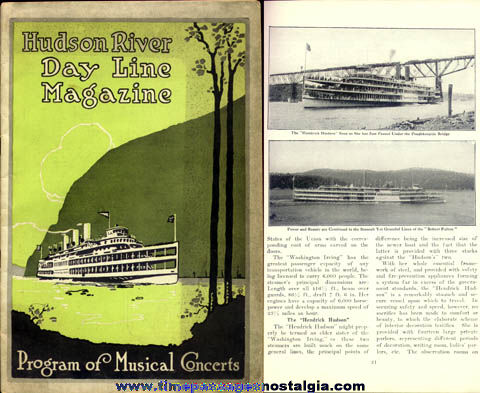 1915 Hudson River Day Line Advertising Magazine