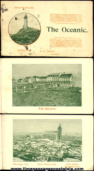 Small Old Oceanic Hotel / Isle Of Shoals Advertising Booklet