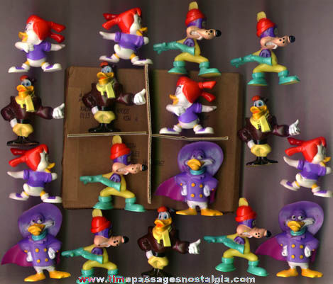 (17) Kellogg’s Cereal Darkwing Duck Cartoon Premium / Prize Figures