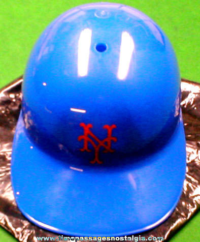 Old Unused Kelloggs Cereal New York Mets Baseball Mail away Premium Helmet With Mailer