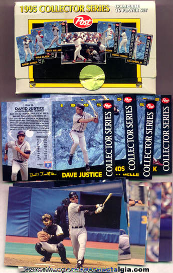 1995 Post Cereal Premium Basball Card Set