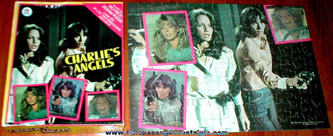 (2) Original 1970’s Charlie’s Angels Boxed Jigsaw Puzzles