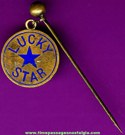 Old Lucky Star Advertising Stick Pin