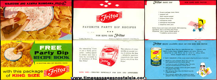 1956 Fritos Corn Chips Advertising Premium Recipe Booklet