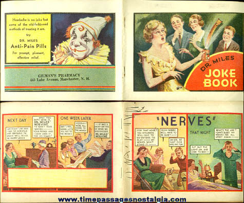(2) Old Drug Advertising Premium Booklets