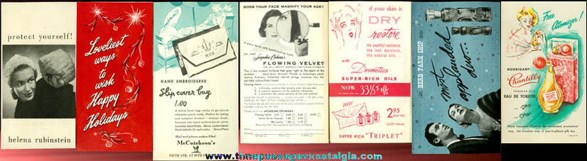 (7) Womens’ Advertising Pamphlets & Flyers