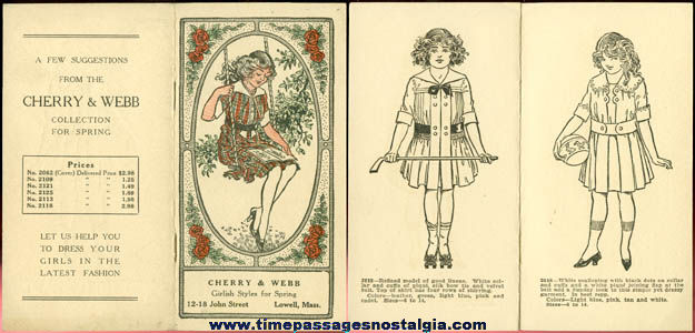 1920’s (8) Page Cherry & Webb Girls Dress Brochure