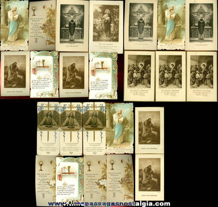 (24) 1922 First Solemn Mass Priest Ordination Cards