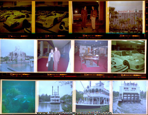 (24) Old Disneyland Color Photo Negatives