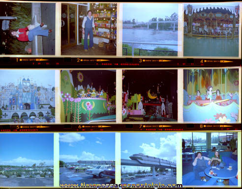 (24) Old Disneyland Color Photo Negatives