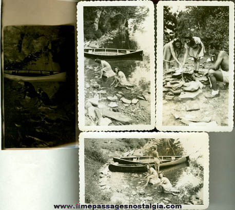(11) 1946 Camping & Canoeing Photographs