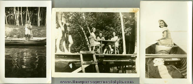 (11) 1946 Camping & Canoeing Photographs