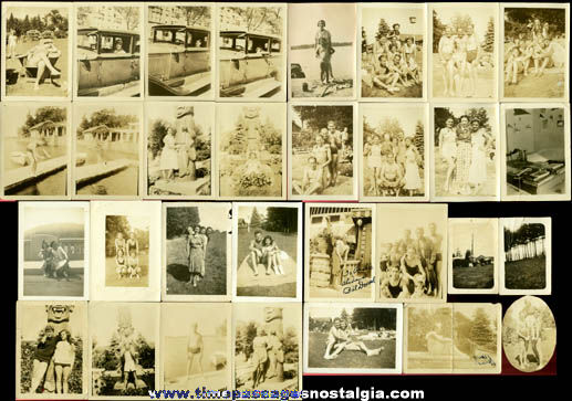 (31) 1920’s & 1930’s Totem Lodge Burden Lake, New York Photographs