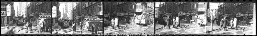 (11) Old Boston, Massachusetts Fire Photo Negatives